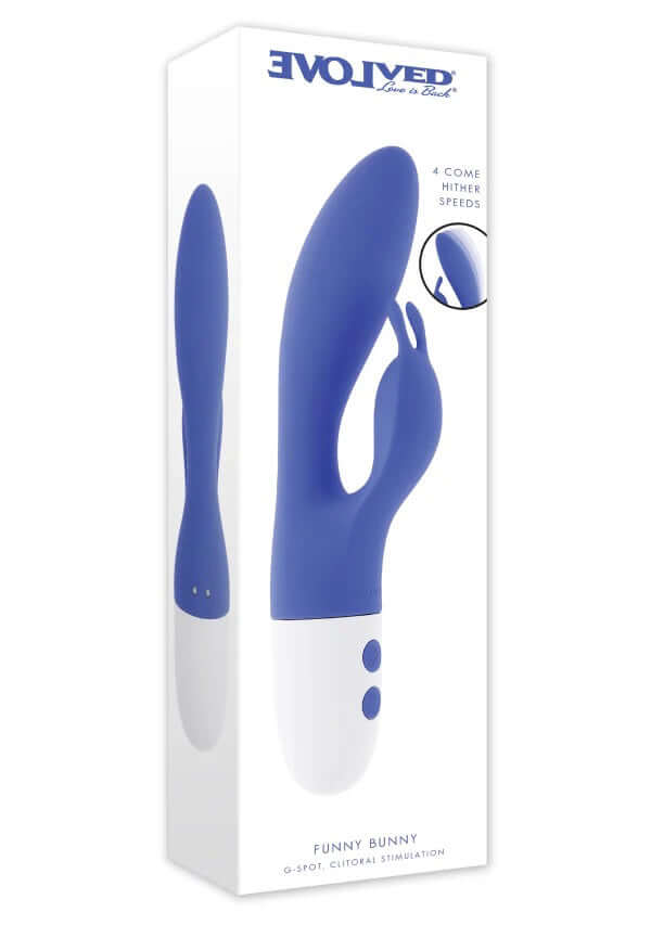 Funny Bunny G-Spot Clitoral Stimulation - Purple-0