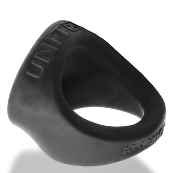 Oxballs Unit-X black cocksling, stretchy and ergonomic design for enhanced performance.