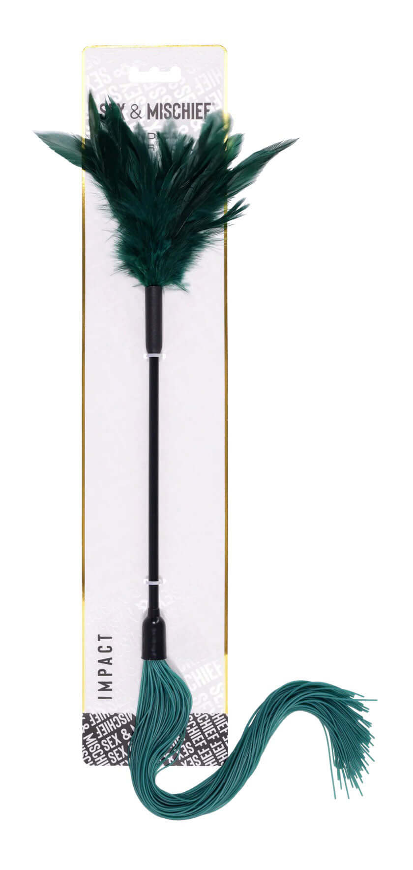 Indica Feather Tickler - Green-1