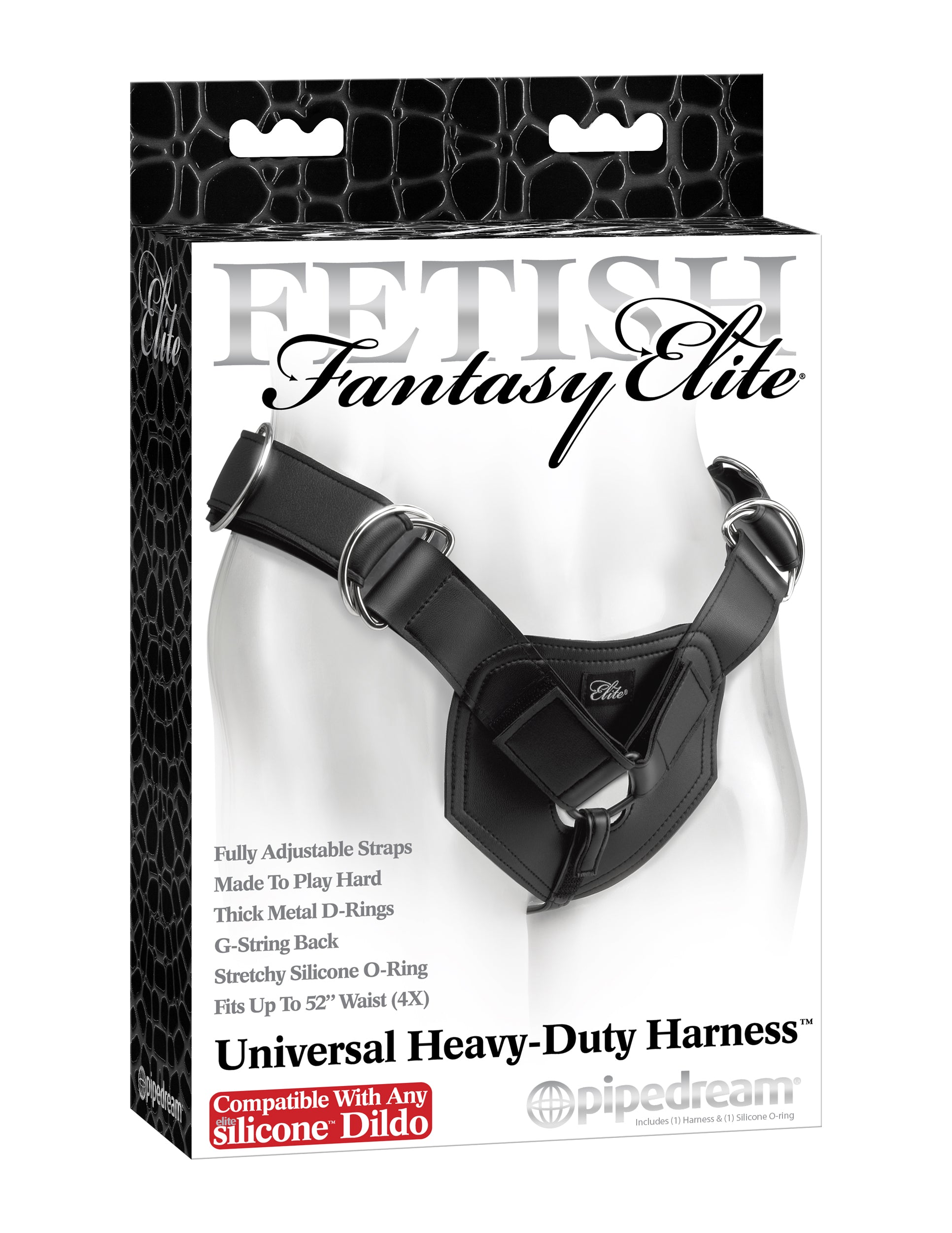 Fetish Fantasy Elite Universal Heavy Duty Harness - Black-3