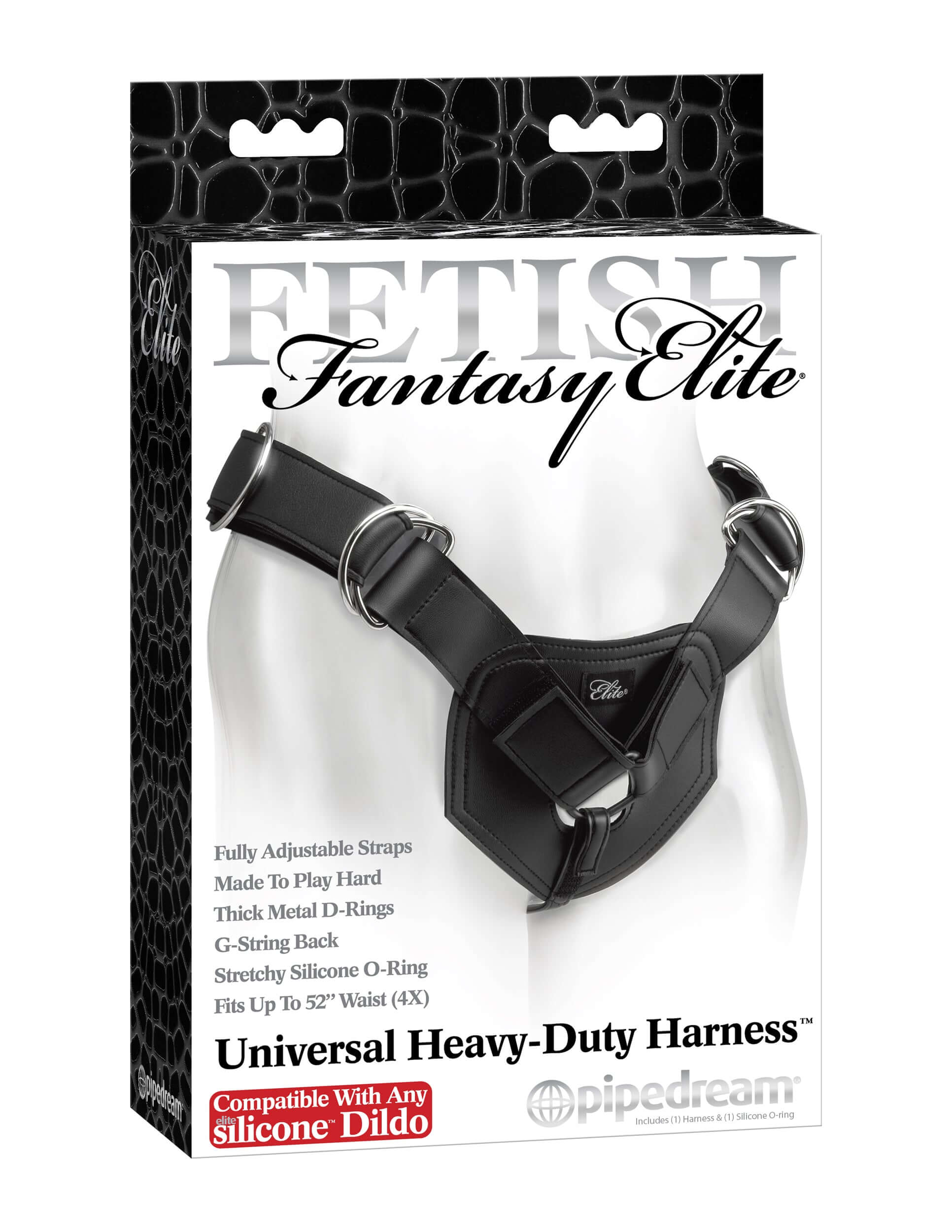 Fetish Fantasy Elite Universal Heavy Duty Harness - Black-3