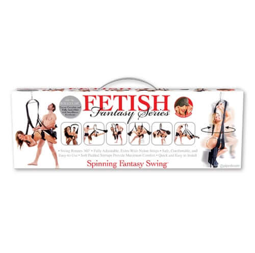 Fetish Fantasy Series Spinning Fantasy Swing - Black-0