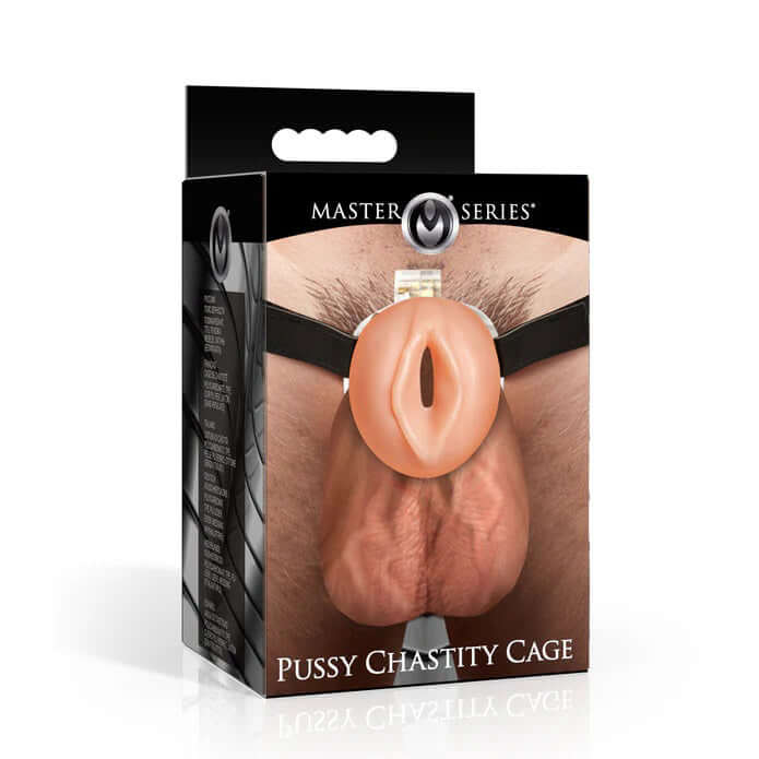 Pussy Chastity Cage - Light-0