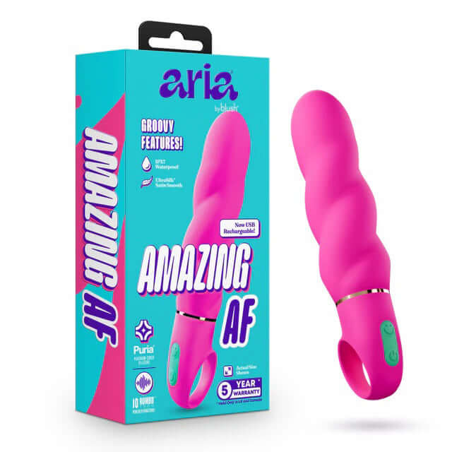 Aria - Amazing Af 2.0 - Rechargeable Vibe - Fuchsia-0