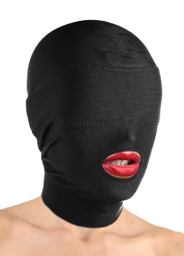 Spandex Hood With Padded Eyes and Open Mouth-0