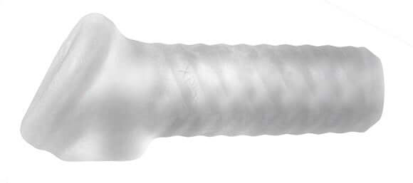 Xplay The Breeder Penis Sleeve Clear provides enhanced girth and texture for increased pleasure.