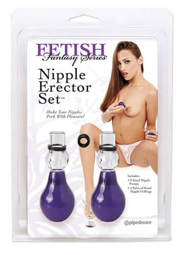 Fetish Fantasy Nipple Erector Set - Purple-0