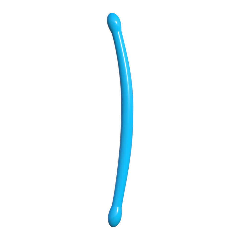 Classix Double Whammy Dildo Blue, flexible dual-ended dildo for versatile pleasure and creative positioning.