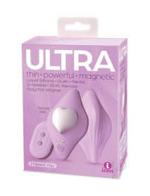 Ultra I Heart You Panty Vibe with Remote Control Purple packaging featuring sleek design and intuitive remote.