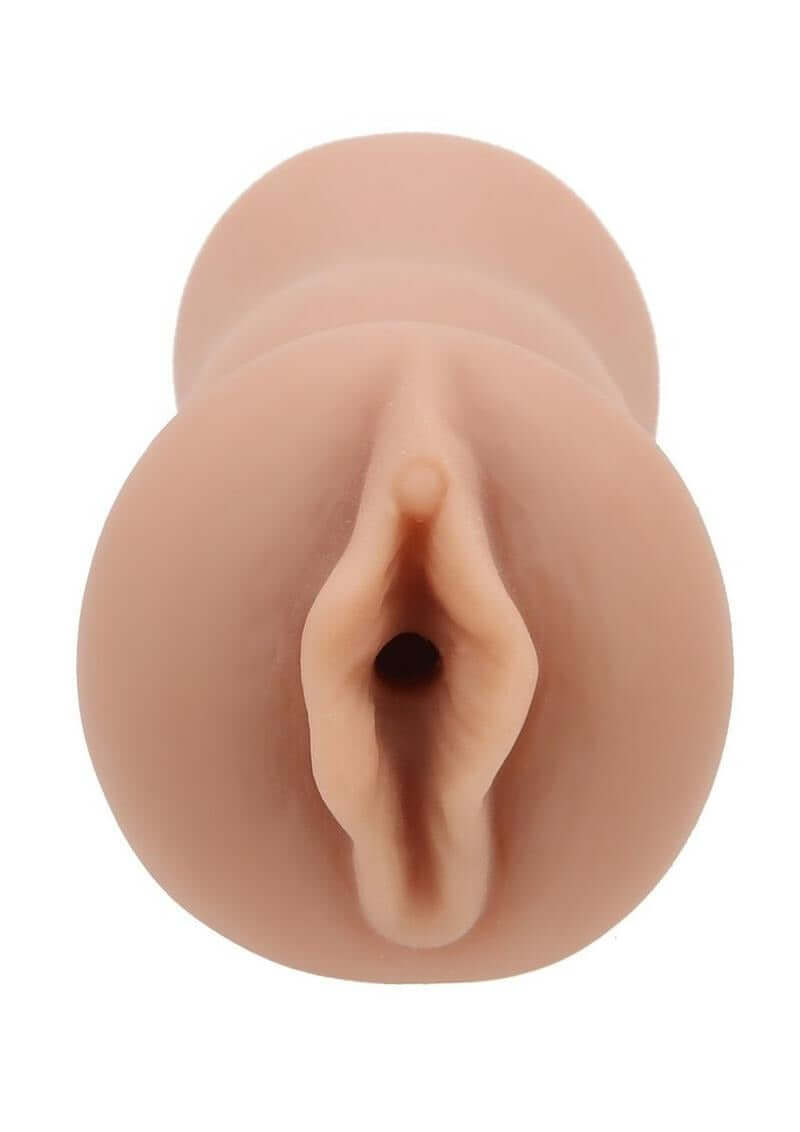 Star Stroker Cassidy Banks 3D Pussy Masturbator Tan, realistic handheld stroker for immersive experience.