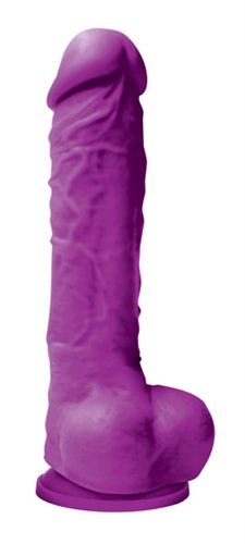 Colours Pleasures - 5 Inch Dildo - Purple-0