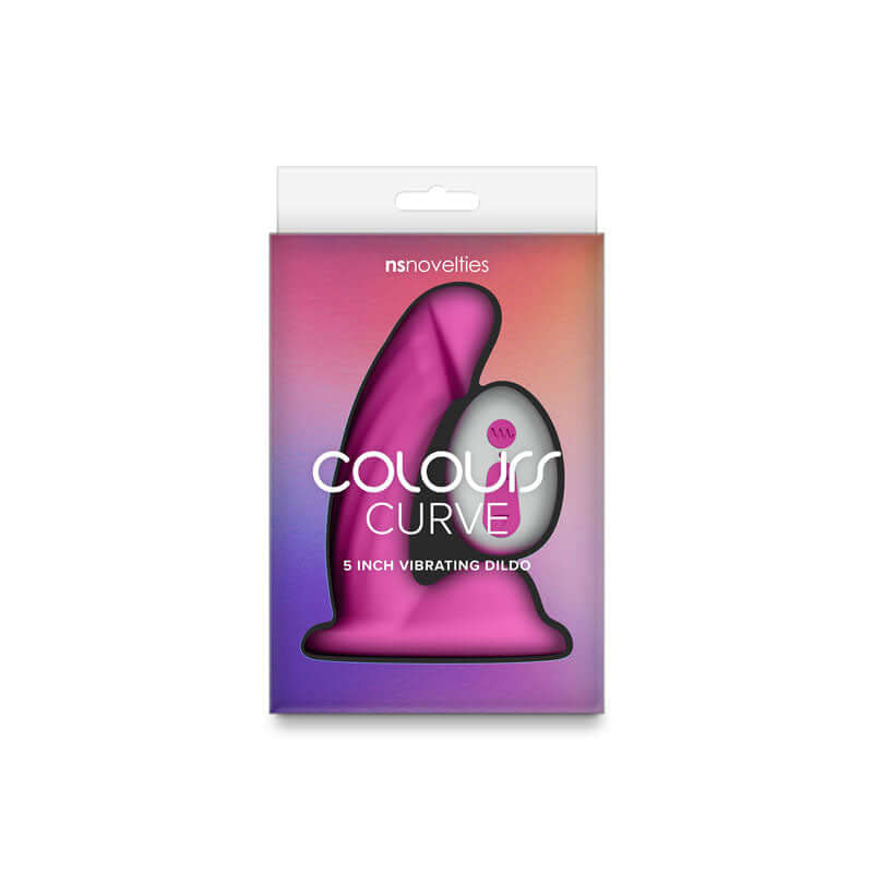 Colours Curve Vibrating 5" Dildo - Pink-1
