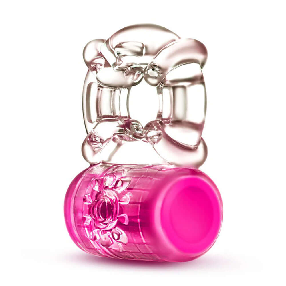 Play With Me Pleaser Rechargeable C-Ring in pink, designed for enhanced pleasure and stimulation.