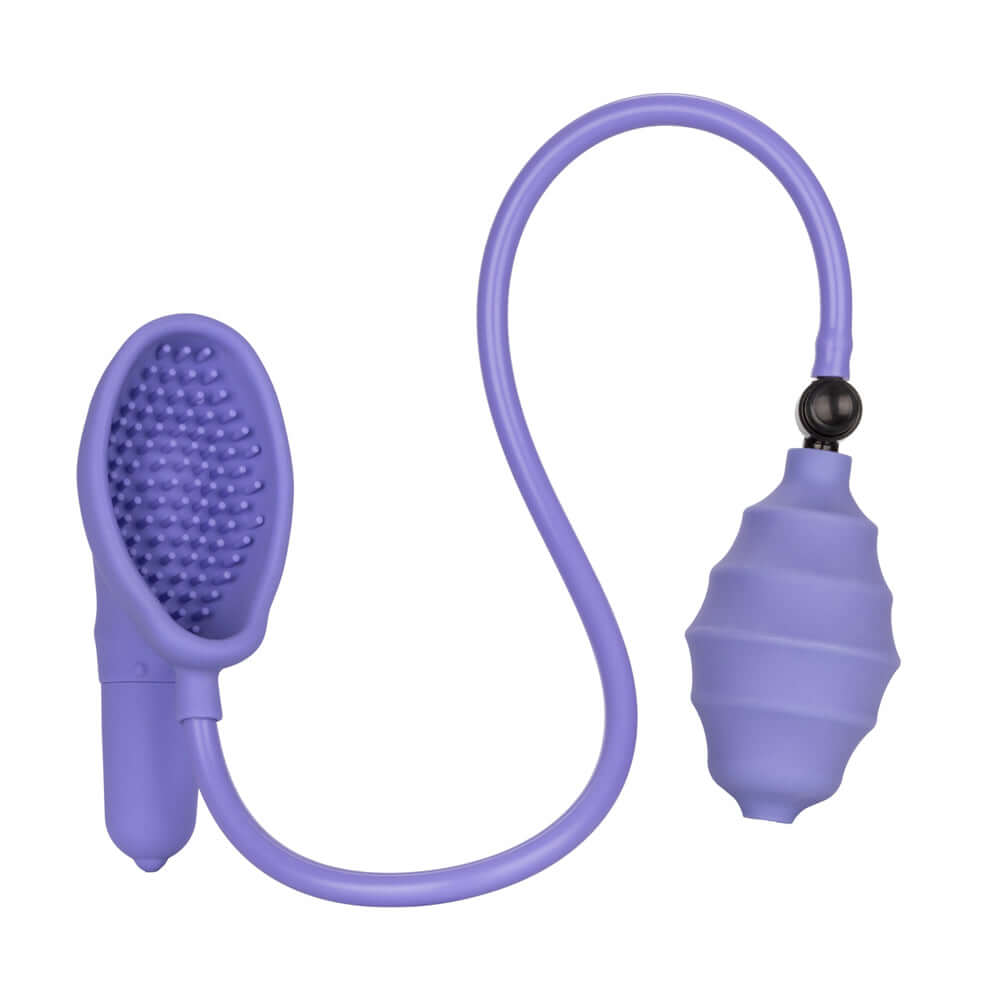 Intimate Pump Silicone Pro Intimate Pump, a clitoral suction pump with soft silicone scoop and flexible cup.