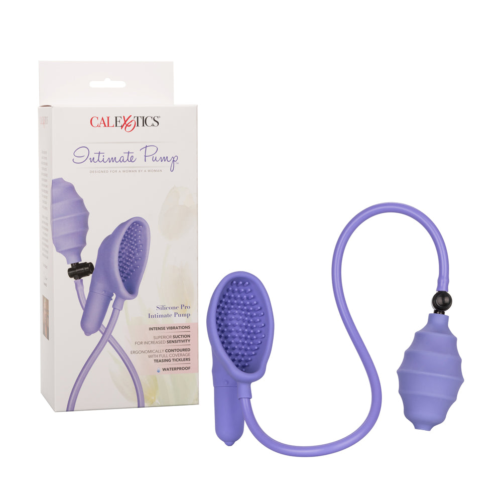 Intimate Pump Silicone Pro Intimate Pump with soft silicone scoop and flexible cup for enhanced stimulation.
