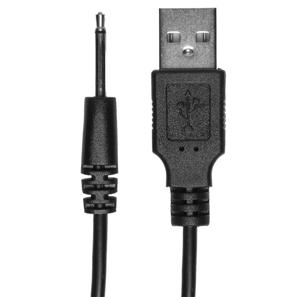 Doc Johnson USB Pin Charger Cord Black for charging rechargeable toys.