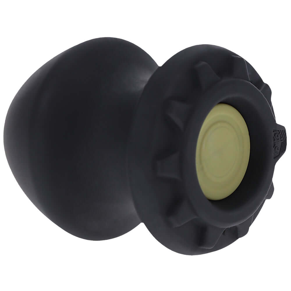 Fort Troff Kum Keeper Medium Black silicone plug designed for comfort and secure retention.