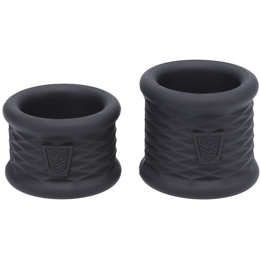 Fort Troff Stretch Flex Trainers Black set of two silicone trainers for flexible stretching and comfort