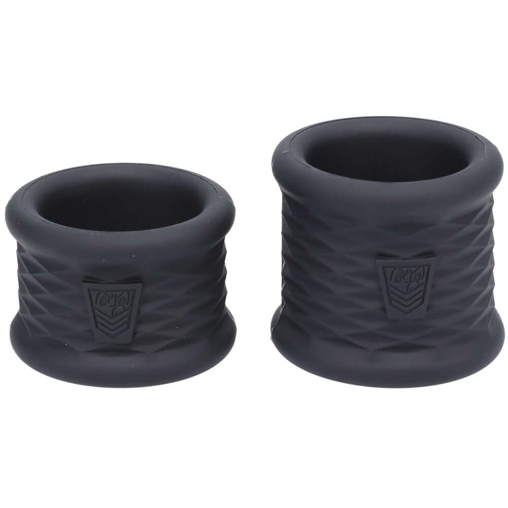 Fort Troff Stretch Flex Trainers Black set of two silicone trainers for flexible stretching and comfort