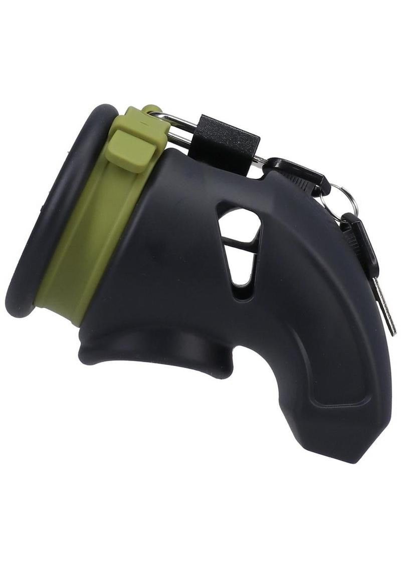 Fort Troff Silicone CUMfort Cage Black, innovative chastity device for comfort and flexibility, soft body-safe silicone