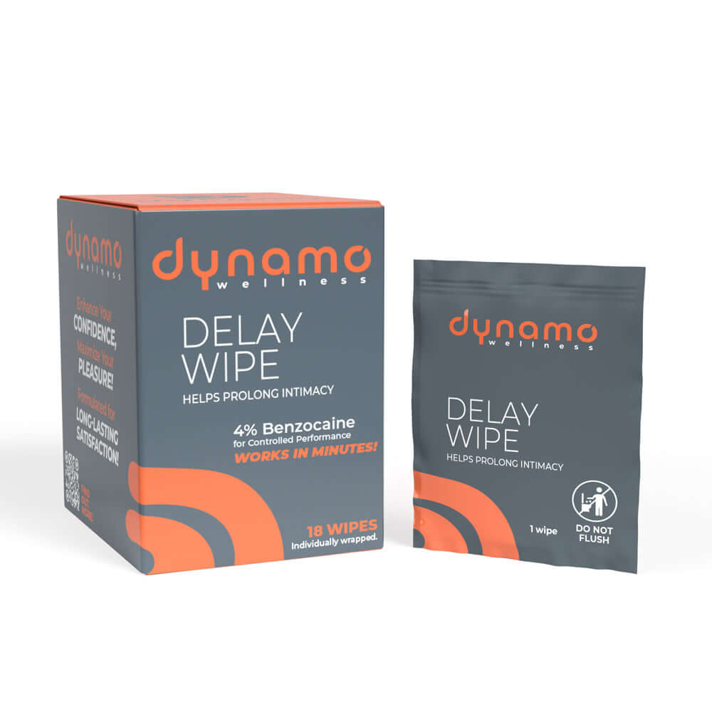 Dynamo Wellness Delay Wipe 4% - 18 Pack-0