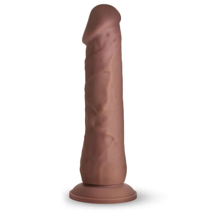 Easy Riders 7" Silicone Dildo - Dark-0