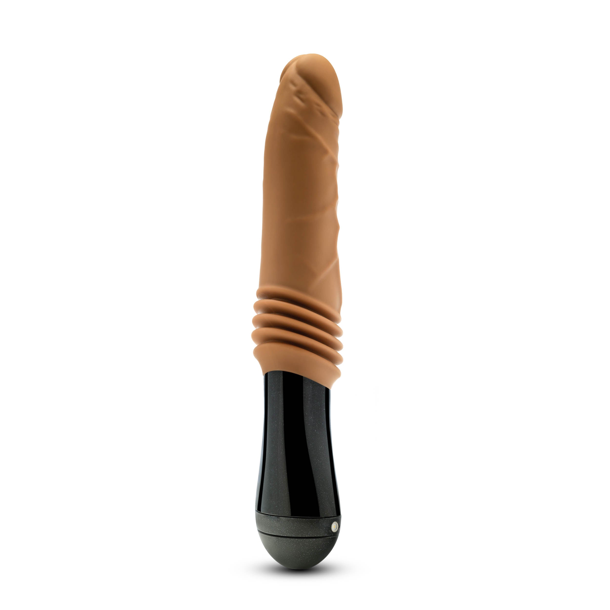 Dr. Skin Silicone - Dr. Arthur - Thrusting Gyrating Vibrating Dildo - Tan-0