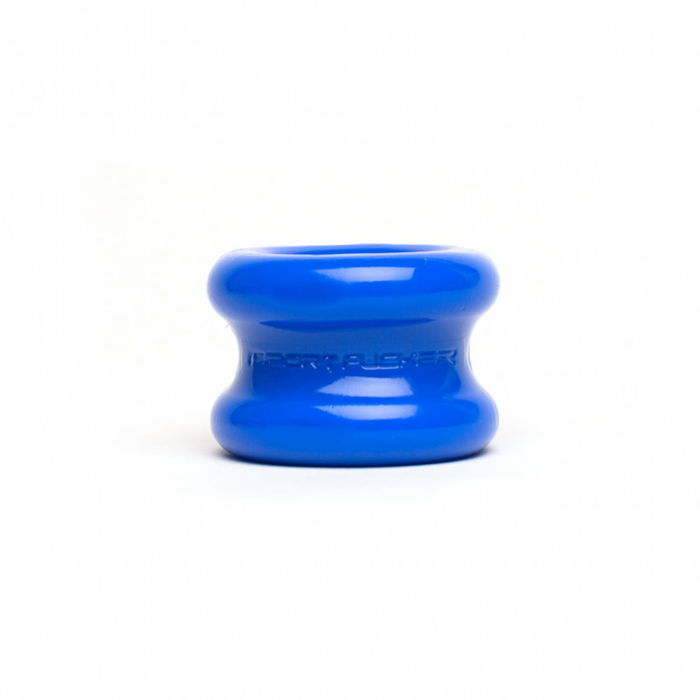Sport Fucker Muscle Ball Stretcher Blue TPE, soft and flexible design for a comfortable stretch experience.