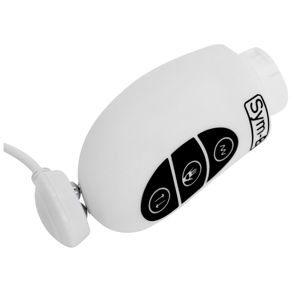Sym-B Master Controller for Interchangeable Vibrator Heads with control buttons and cable.