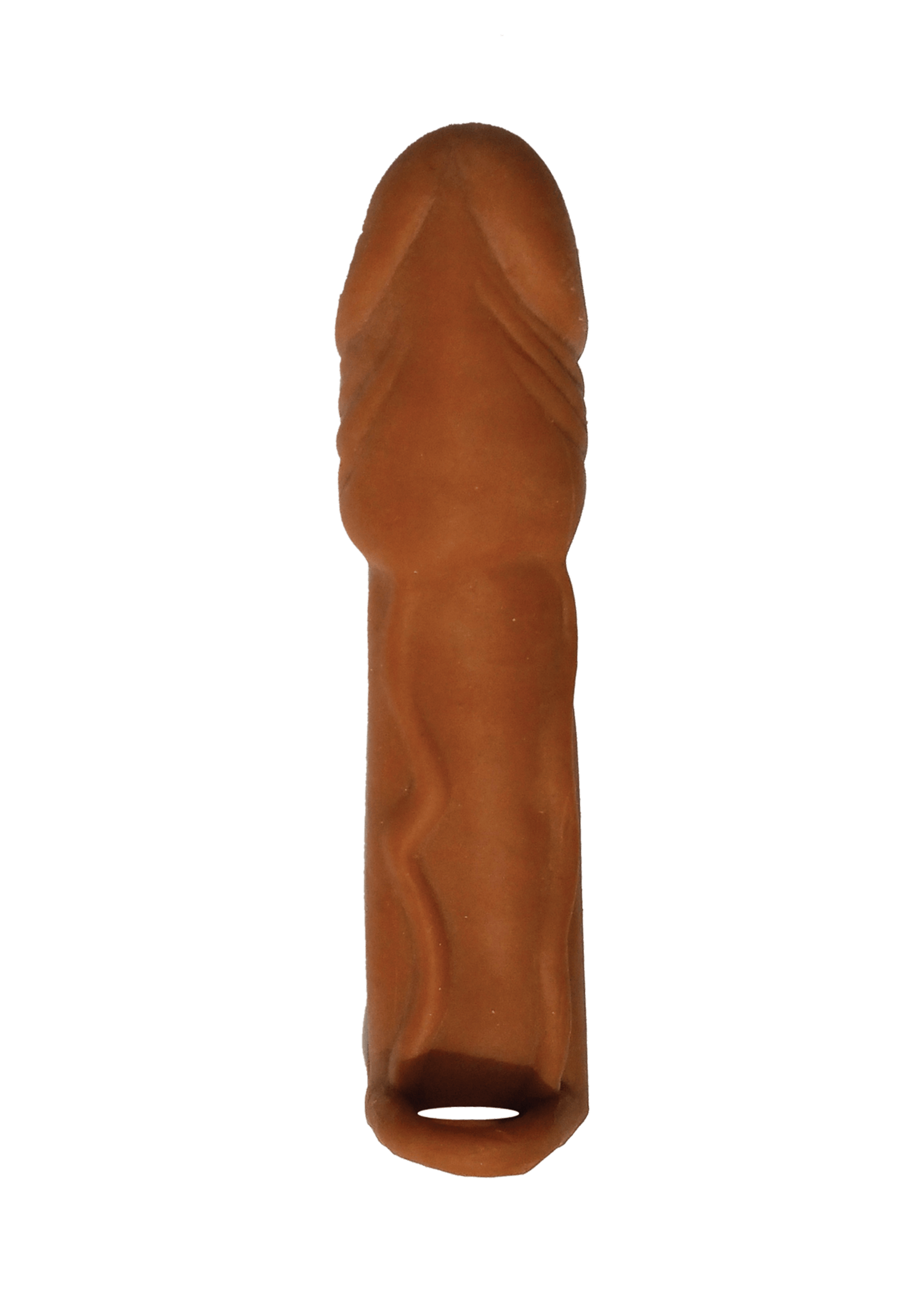 Image of Skinsations Latin Lover Series Husky Lover 6.5 Inch Brown, a premium sleeve designed for enhanced intimate experiences.