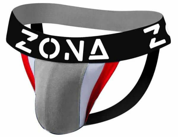 Grey Apex Jockstrap - Small-0