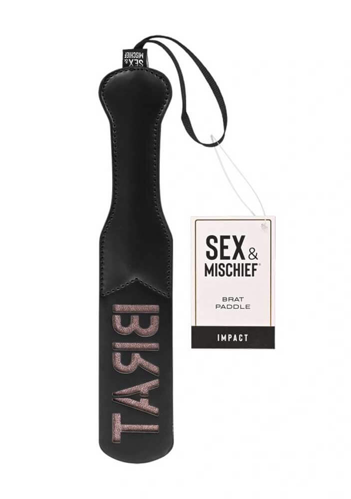 Brat Paddle - Black / Rose Gold-0