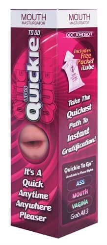 Quickies to Go Ultraskyn Masturbator - Mouth-0