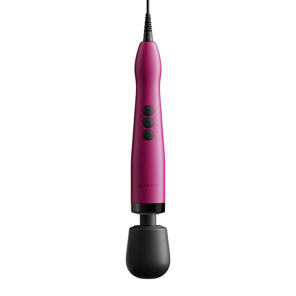 Doxy Original Wand Massager Pink - a powerful plug-in massager with a sleek design and easy-to-use controls.
