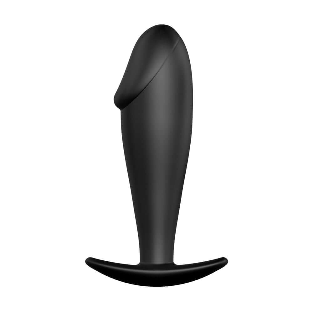 Pretty Love Special Anal Stimulator Black side view showing its smooth and curved design for targeted stimulation.