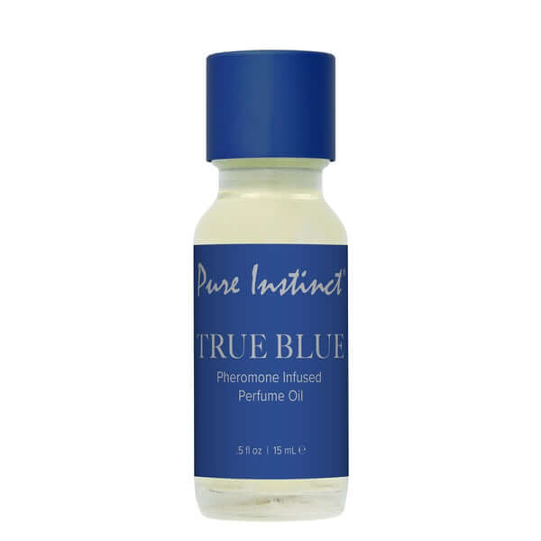 Pure Instinct Pheromone Perfume Oil Original Dropper True Blue 15ml .5fl Oz-0
