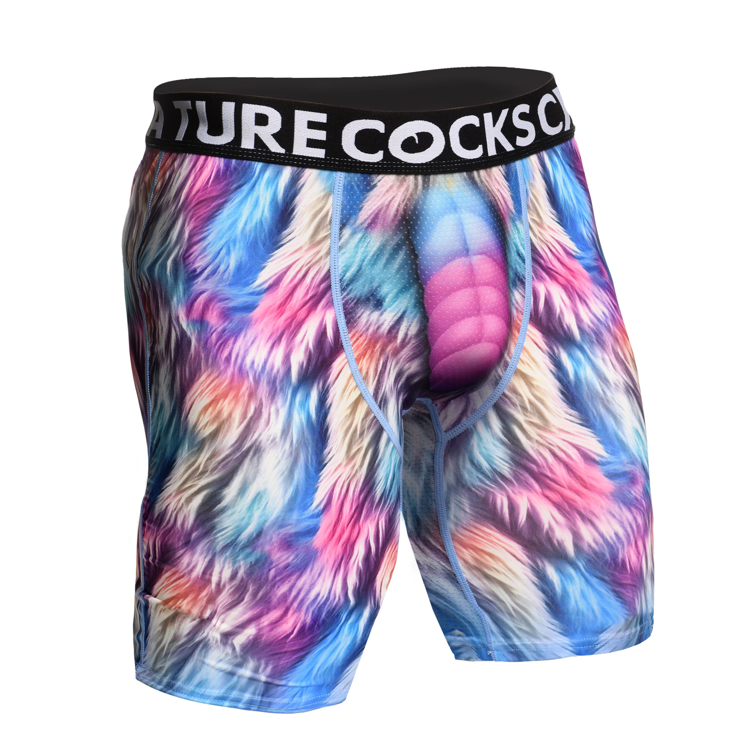 Creature Wear Mystique Unicorn Boxer Shorts Small with colorful cosmic design