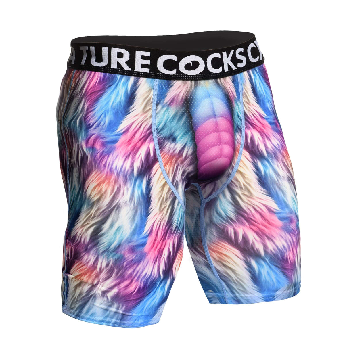 Creature Wear Mystique Unicorn Boxer Shorts Small with colorful cosmic design
