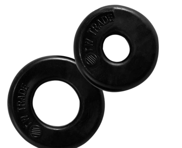 Lords Of The Ring Aragorn Cock Ring Black - two-piece ring set designed for confidence and control.