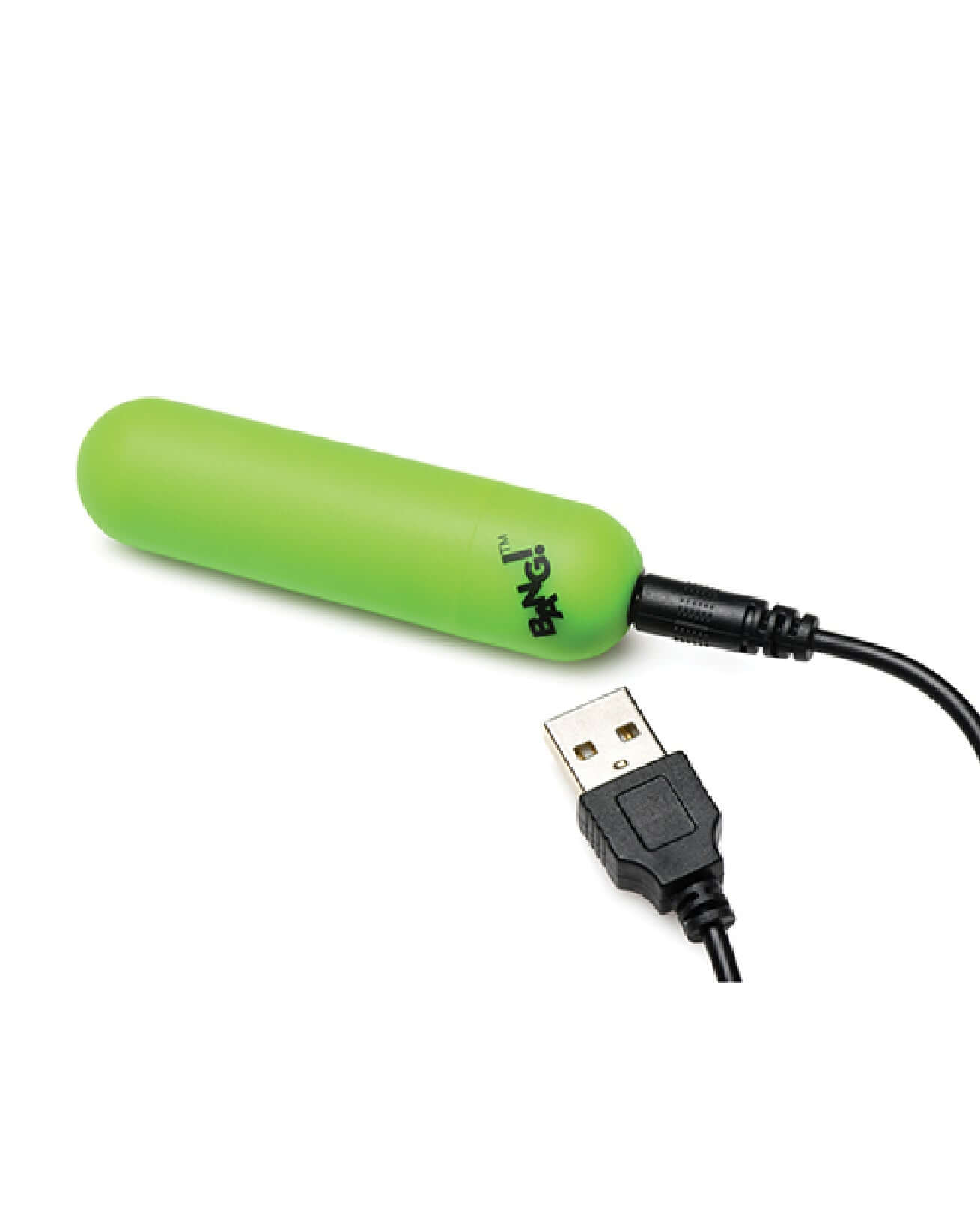 Green USB rechargeable glow in the dark cock ring with ultra powerful vibration