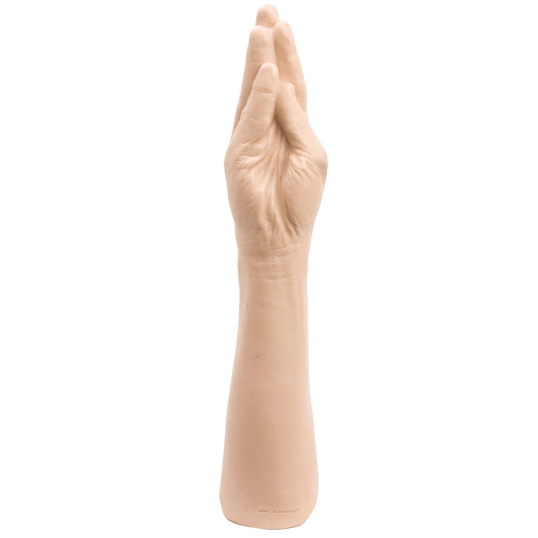 The Hand Dildo 16 inches Vanilla, a lifelike sculpted hand design for unique experiences.