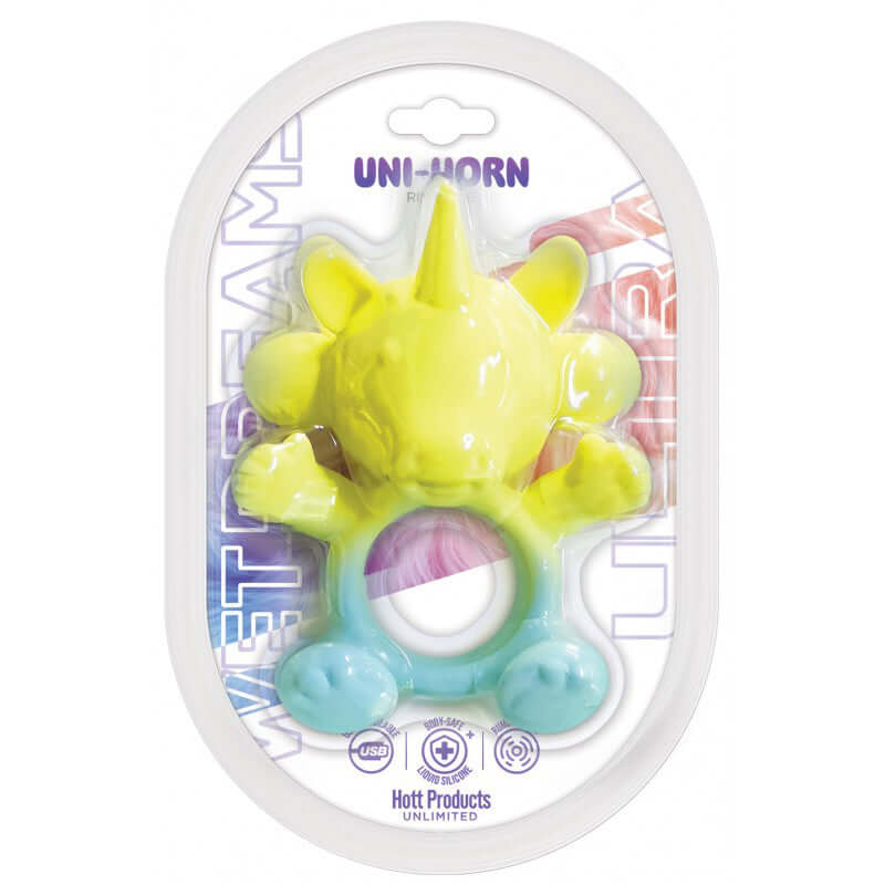 Uni-Horn Cock Ring Vibe - Wet Dreams Ultra-0