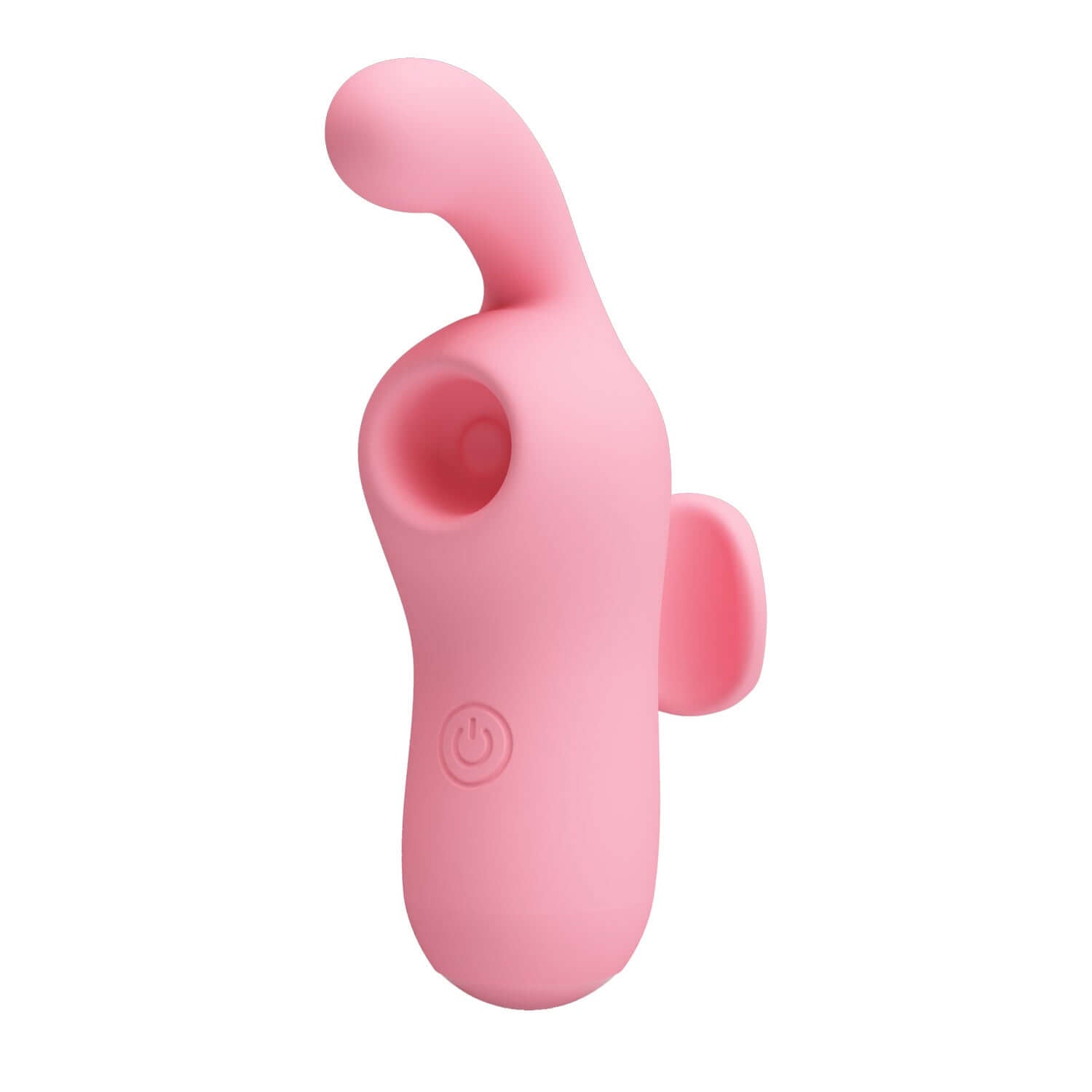 Pink Magic Fairy Finger Vibrator featuring 10 vibration and tapping functions for intimate pleasure and double stimulation.