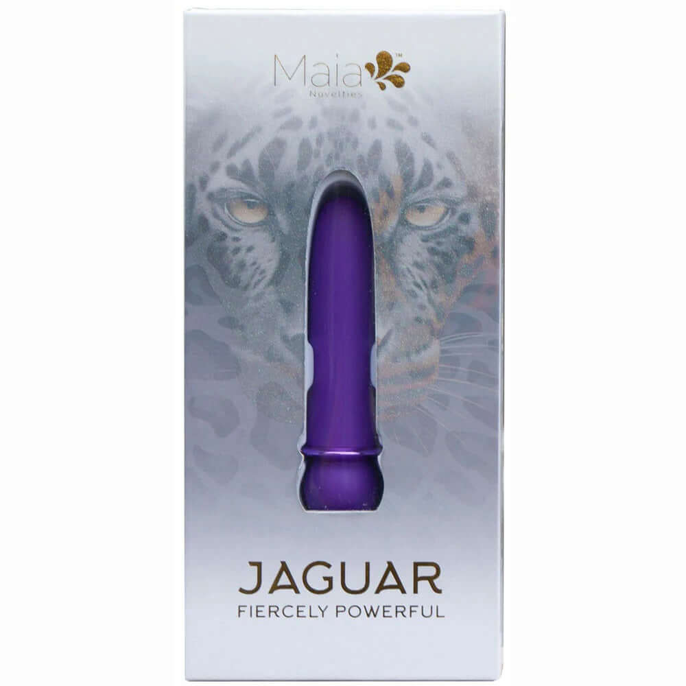 Maia Novelties Jaguar Fiercely Powerful Purple with 5 speeds and 5 patterns in elegant packaging.
