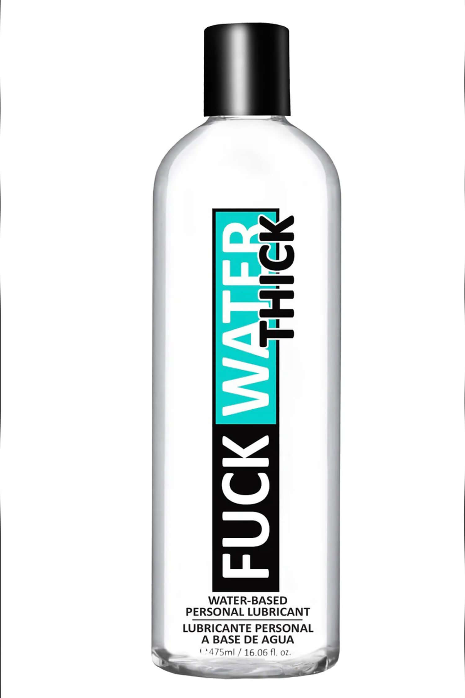 Fuck Water Thick Water Based Lubricant 16 Oz bottle for enhanced cushioning and smooth glide.