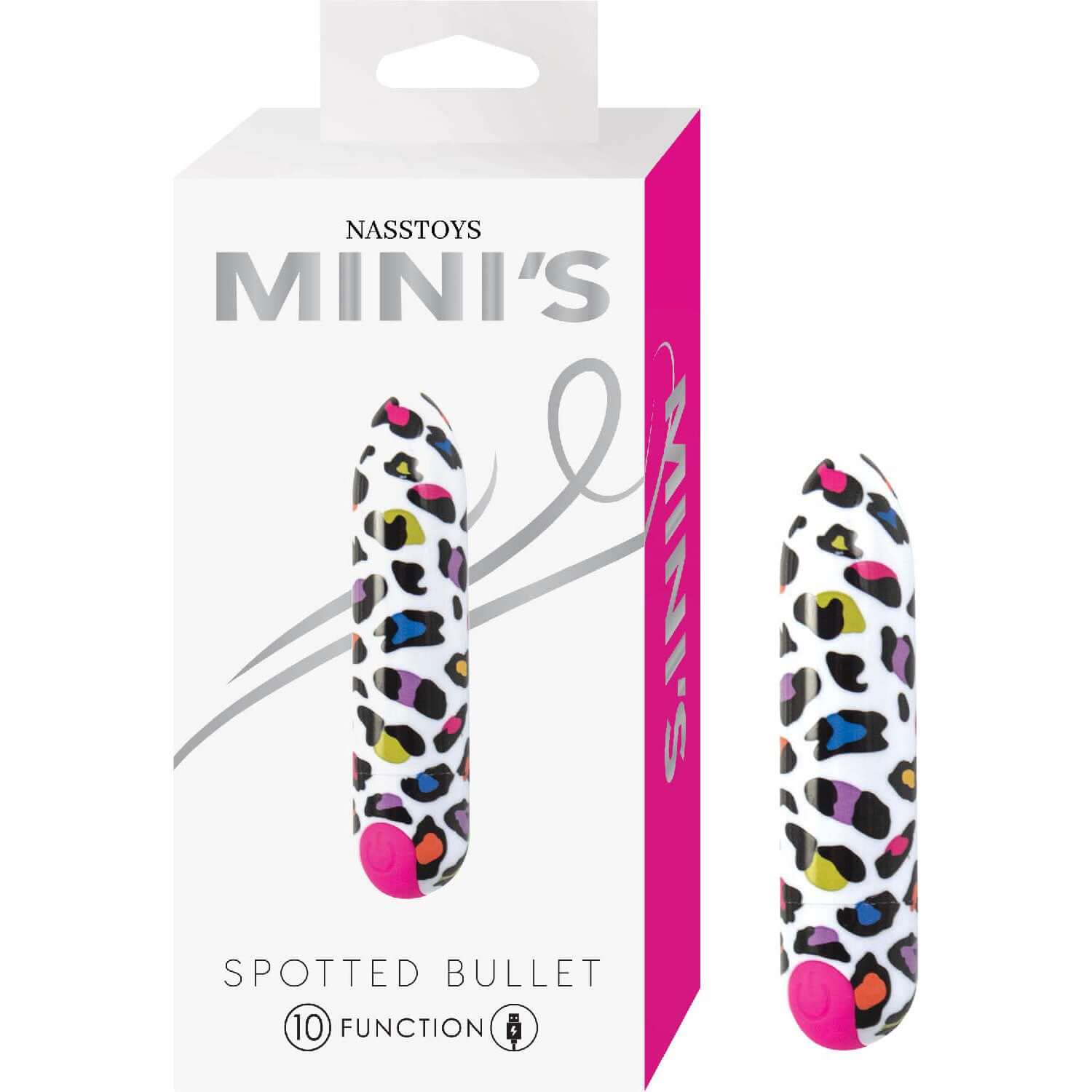 Minis Spotted Bullet White-0