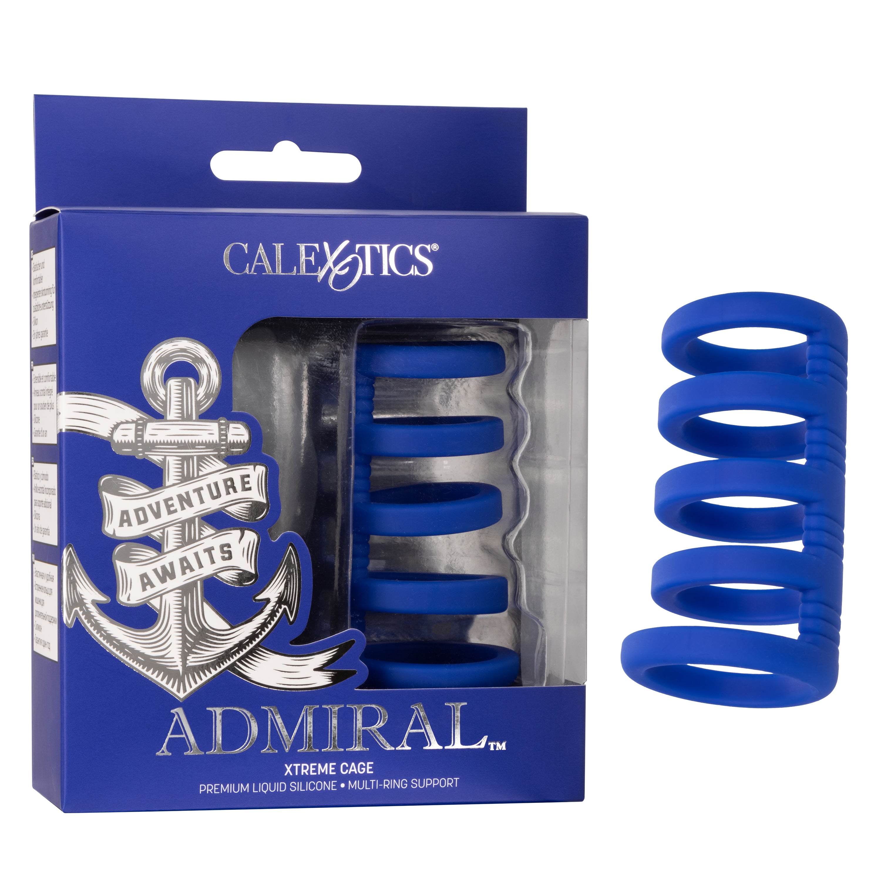 Admiral Xtreme Cock Cage - Blue-9