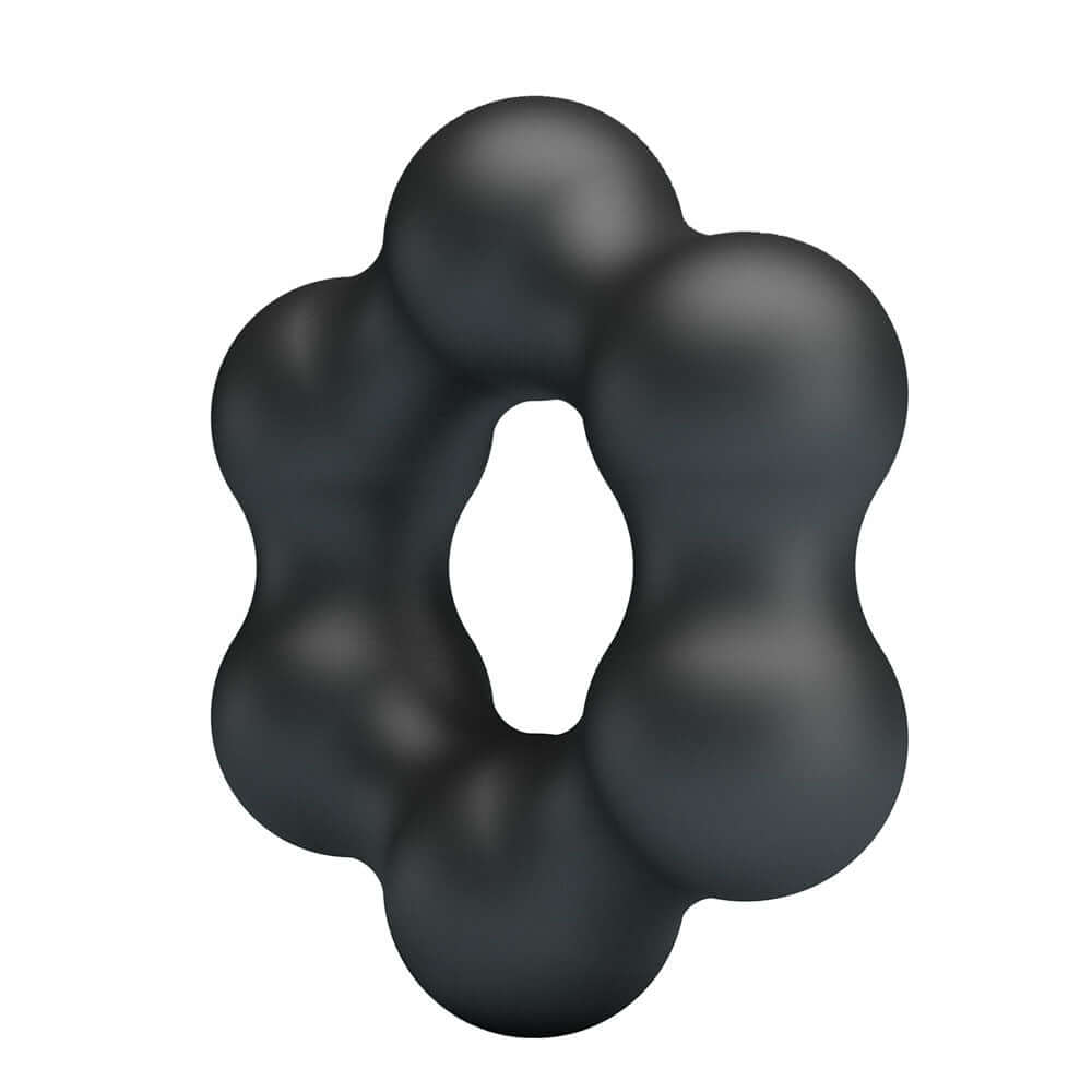 Clauzell Cockring Super Soft Silicone Black - black silicone performance ring designed for comfort and support.