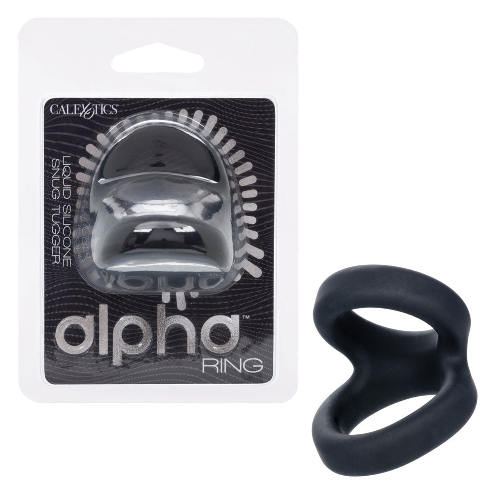 Alpha Liquid Silicone Snug Tugger - Black-1