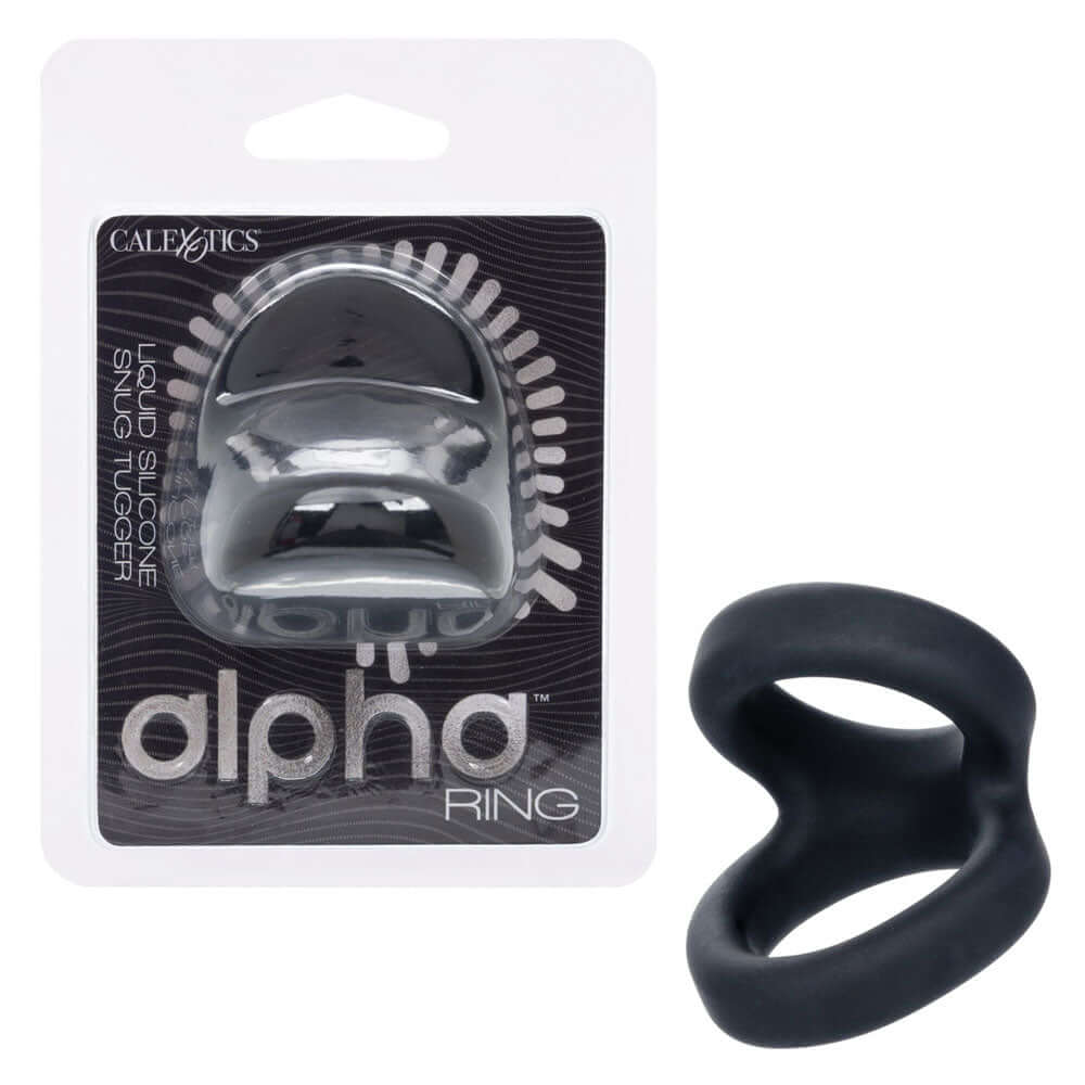 Alpha Liquid Silicone Snug Tugger - Black-1